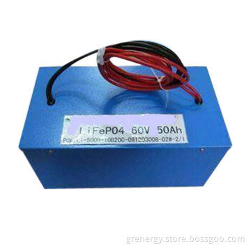 60V 30Ah LiFePO4 battery pack for golf trolley, power tool, e-grass cutter, E-scooter